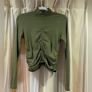 Rouched long sleeve Top